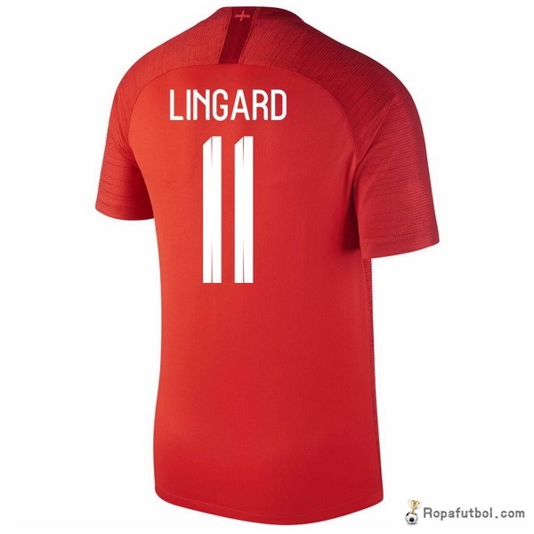 Camiseta Inglaterra Replica Segunda Ropa Lingard 2018 Rojo